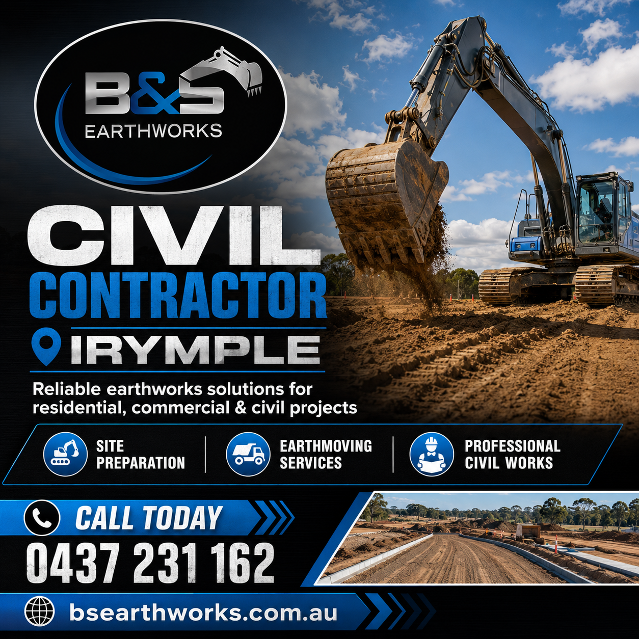 Civil Contractor Irymple for Drainage and Roadworks